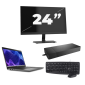 Dell Latitude 3440 - Intel Core i3 13. sukupolvi - 14 tuumaa - 16Gt RAM - 256Gt SSD - Windows 11 Home + 1x 24 tuuman näyttö
