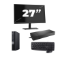 Dell OptiPlex 7070 Micro USFF - Intel Core i3-9. sukupolvi - 8 Gt RAM - 256 Gt SSD - Windows 11 + 1x 27 tuuman näyttö