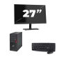 Fujitsu Esprimo P910 Micro Tower - Intel Core i5 3. sukupolvi - 8GB RAM - 256GB SSD - Windows 10 + 1x 27-tuumainen näyttö