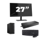HP EliteDesk 800 G6 Tower - Intel Core i7 10. sukupolvi - 16Gt RAM - 256Gt SSD - Windows 11 + 1x 27 tuuman näyttö