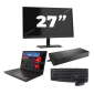 Lenovo ThinkPad A485 - AMD Ryzen 5 2500U - 14 tuumaa - 16GB RAM - 256GB SSD - Windows 11 Home + 1x 27 tuumaa Monitor