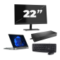 Lenovo Thinkpad L13 Yoga Gen 3 - Intel Core i5 12. sukupolvi - 13 tuumaa - Touch - 16Gt RAM - 256Gt SSD - Windows 11 Home + 1x 22 tuuman näyttö