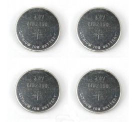 Rechargeable LIR2450 3.6V 130mAh Li-ion Coin Cell Button Battery cmos battery