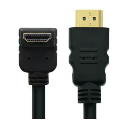 HDMI Cable v2.0a 90°angled ,Out,Gilded,M/M,1.8m