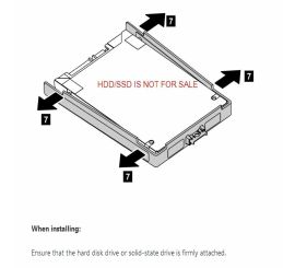 HDD Caddy for Lenovo ThinkPad X230S X240 X250 X270 T440 T460