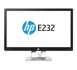 HP EliteDisplay E232 - 23 inch - 1920x1080 - DP - HDMI - VGA - Zwart