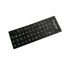 Notebook Keyboard Stickers US Black-White