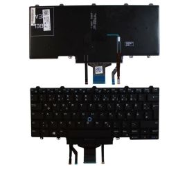 Notebook keyboard for Dell Latitude E5450 Backlit  without Frame German