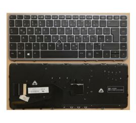 Notebook keyboard for HP EliteBook 840 G1 G2 850 G1 G2 with pointstick frame backlit German