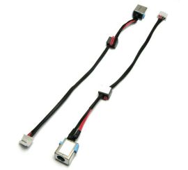 Notebook DC power jack for Packard Bell EasyNote TE11 TE11BZ TE11HC with cable