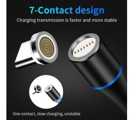 Magnetic Micro USB Cable,1M 5V 2.4A