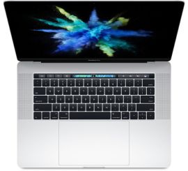Apple MacBook Pro (15 tuumaa, 2017) - Intel Core i7 - 16 Gt RAM - 512 Gt SSD - Touch Bar - 4x Thunderbolt 3 -porttia - Hopea - 2 vuoden takuu