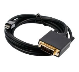 Mini DisplayPort Male to DVI Male,1.8 meters, Black