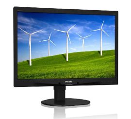 Philips Brilliance 240B4LPYCS - 24 inch - 1920x1200 - DP - DVI - VGA - Zilver