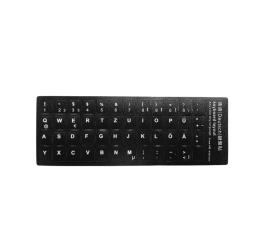 QWERTZ keyboard stickervel
