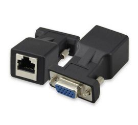 RJ45 female to VGA female adapter