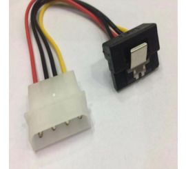 Molex Male naar 90° SATA voedingskabel