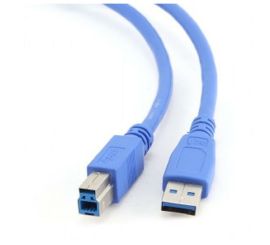 Cablexpert USB 3.0 USB 3.0 A Male to B Male, blue, 1.8M