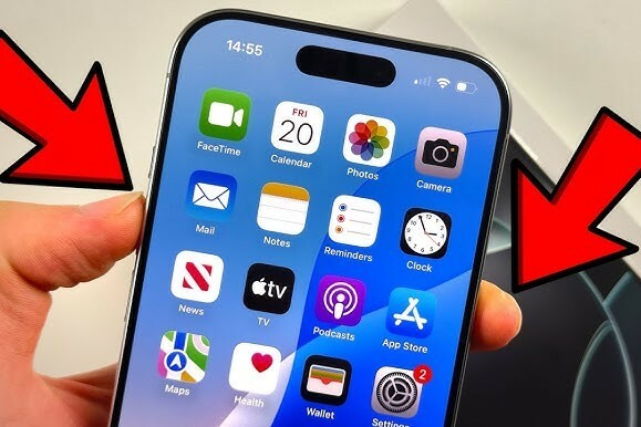 iphone reset knoppen